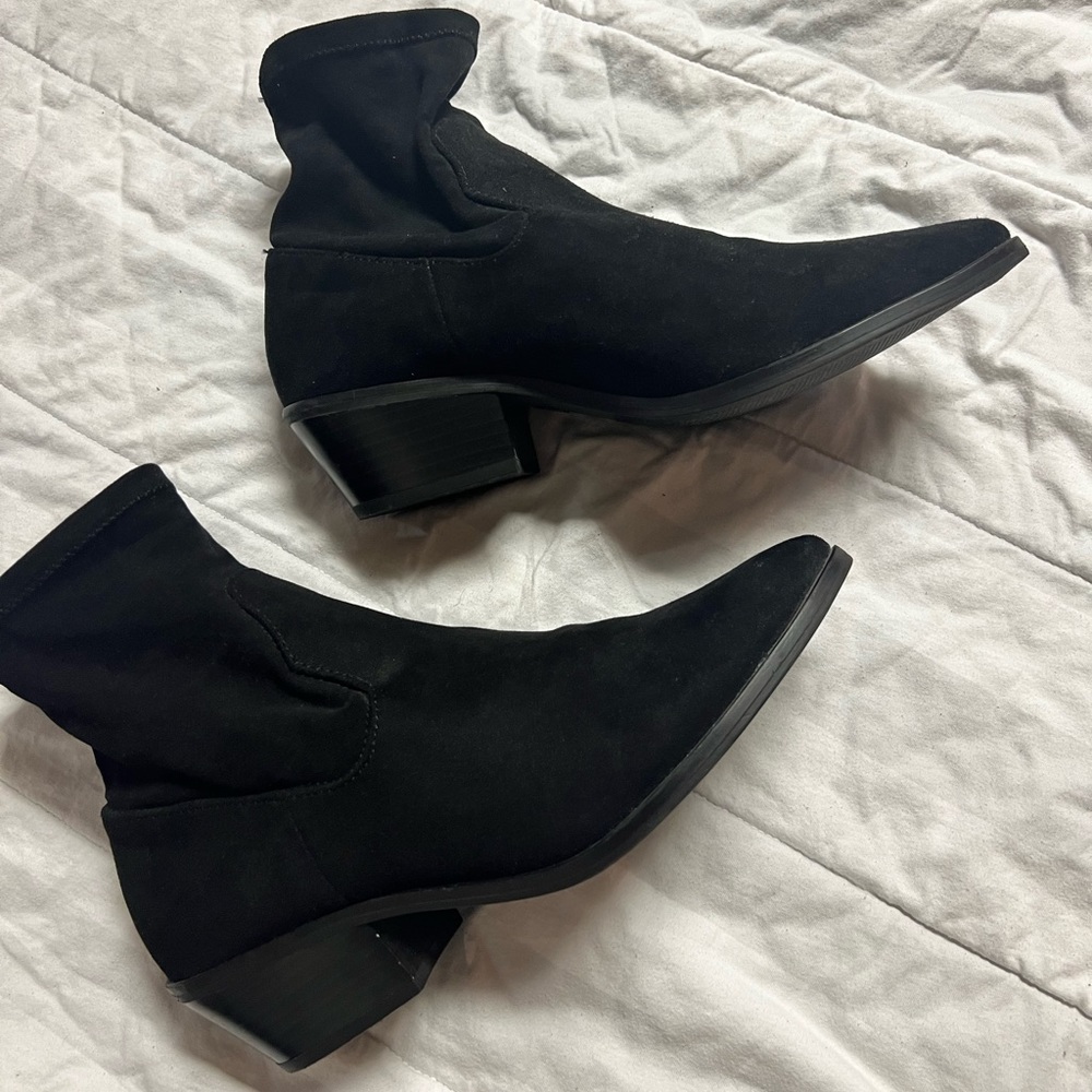 Faux Suede Booties